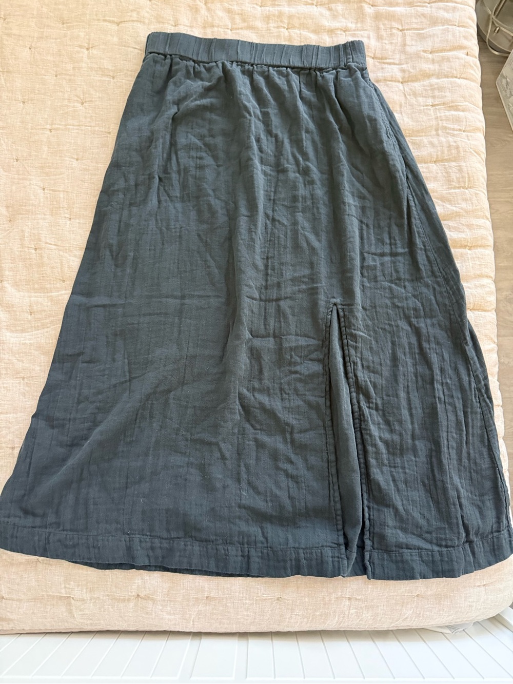 Pact The Coastal Maxi Double Gauze Skirt Size Large